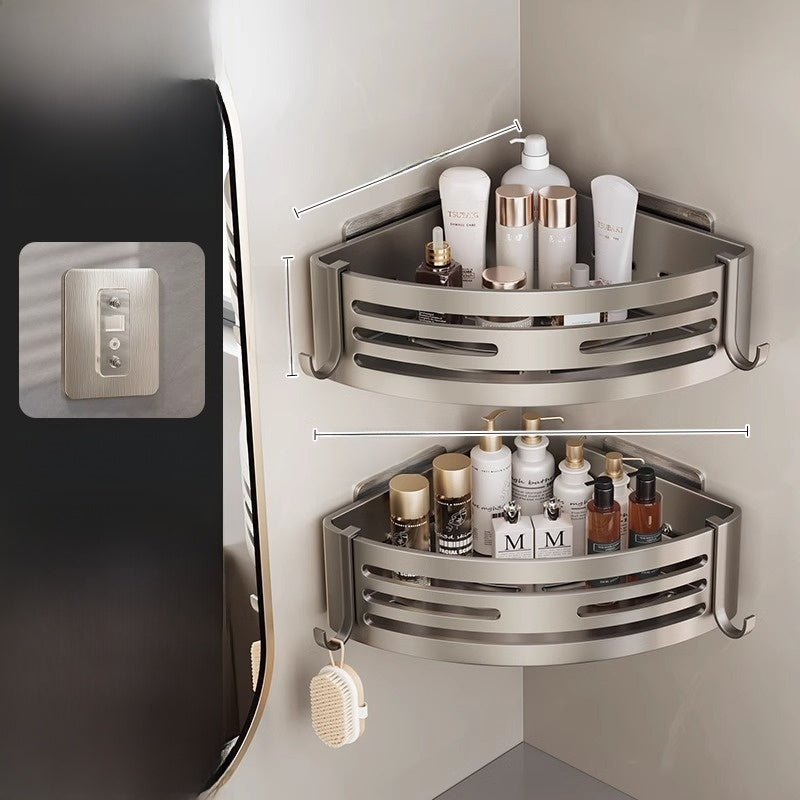 Bathroom Corner Storage Rack