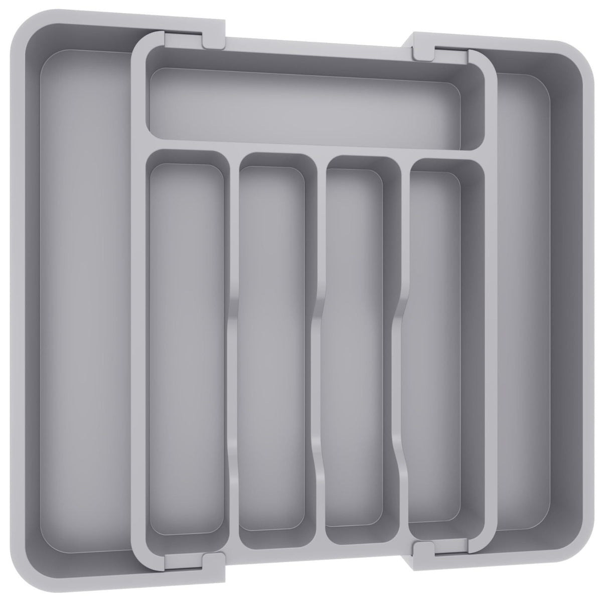 Expandable Utensil Drawer Organizer – White, Cutlery storage box