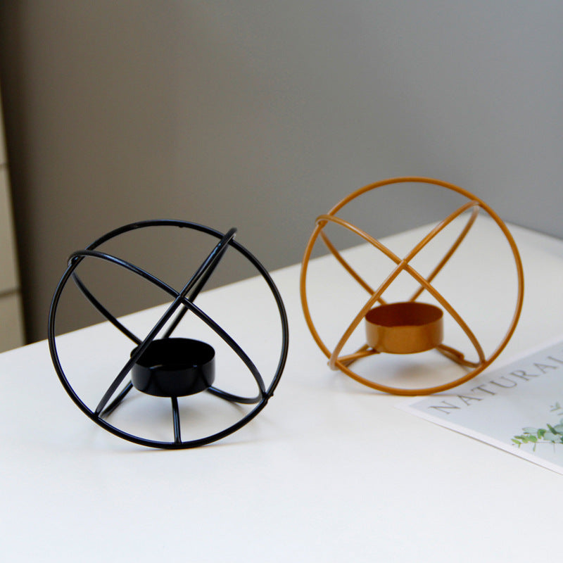 Spherical Iron Candle Holder – alternate view 4