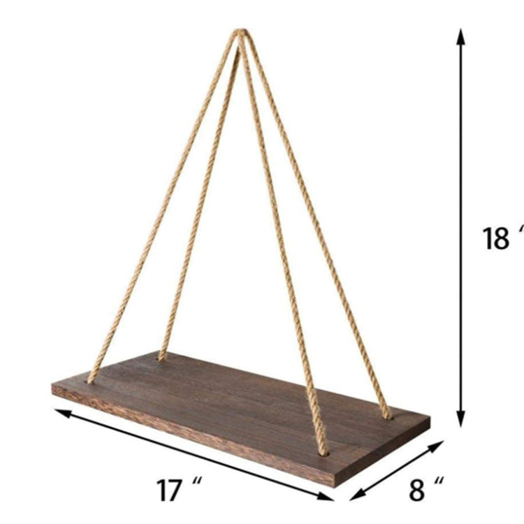Hanging Wooden Wall Shelf – alternate view 5