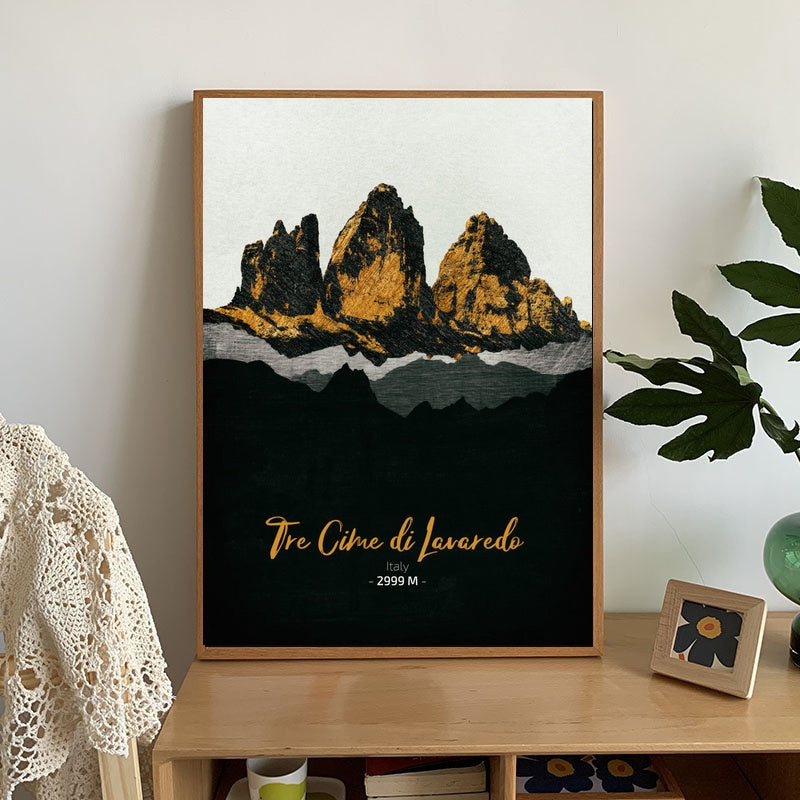 Minimalist Abstract Wall Print – 2999M, 30x42cm
