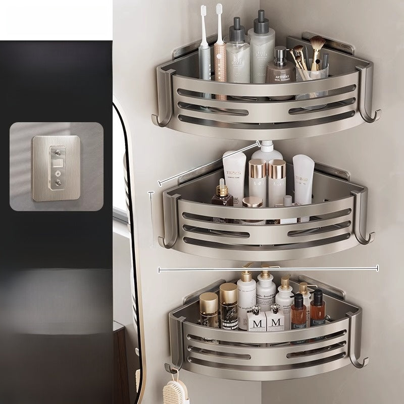 Bathroom Corner Storage Rack