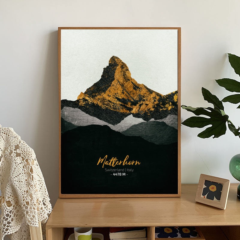 Minimalist Abstract Wall Print – 3181M, 30x42cm
