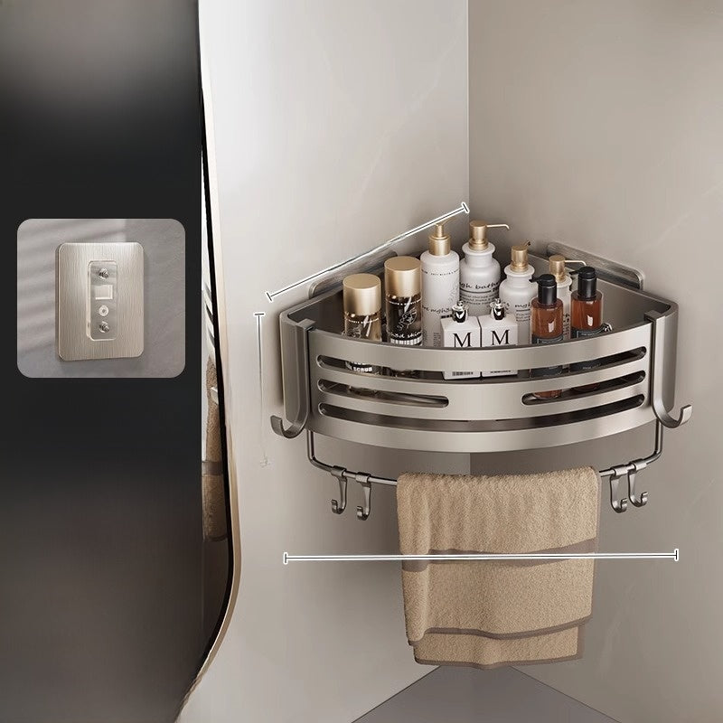 Bathroom Corner Storage Rack